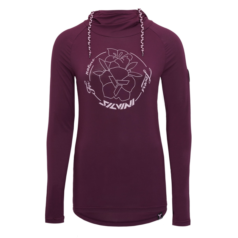 Dámské tričko SILVINI Merate červená Velikost: XXL