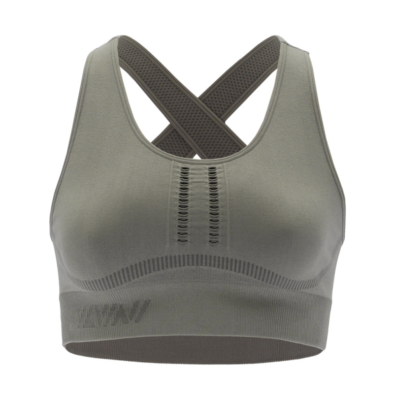 Dámská sportovní podprsenka SILVINI Bariana šedá Velikost: S