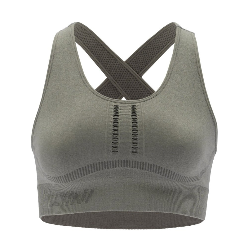 Dámská sportovní podprsenka SILVINI Bariana šedá Velikost: L