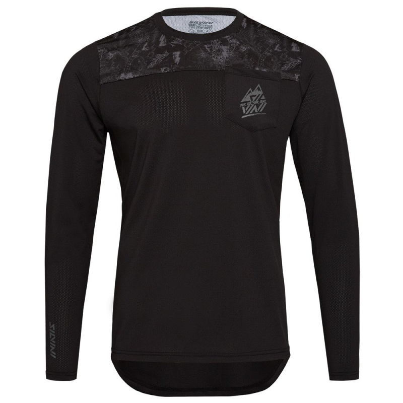 Pánský enduro dres SILVINI Ello černá Velikost: 3XL