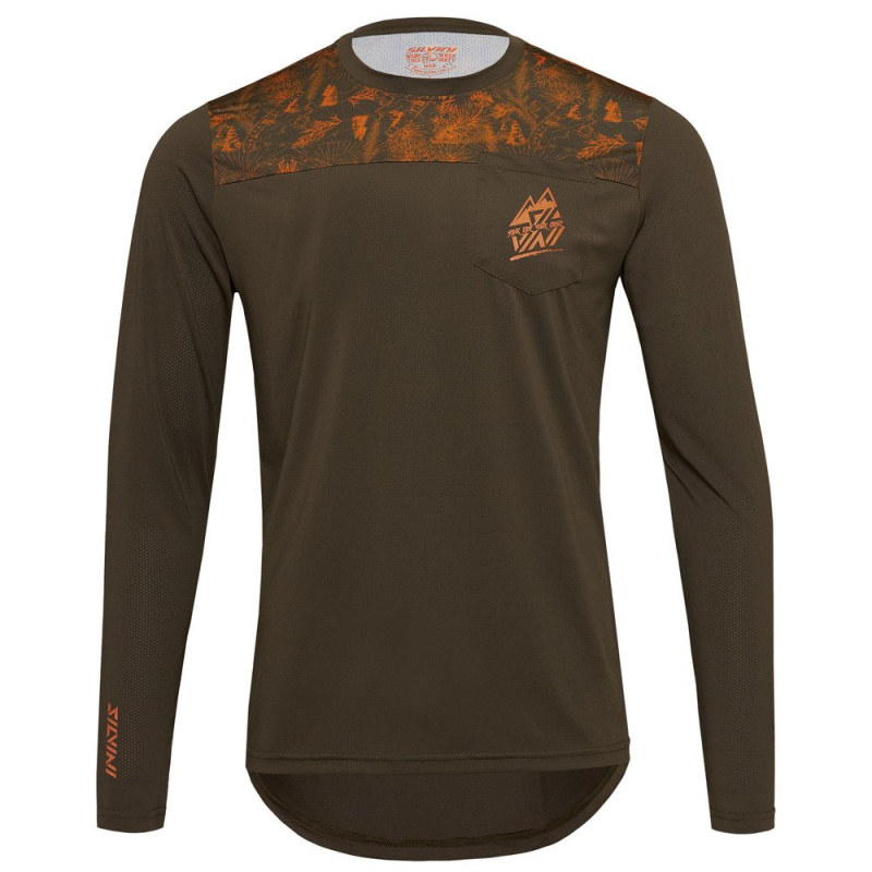 Pánský enduro dres SILVINI Ello zelená Velikost: 3XL