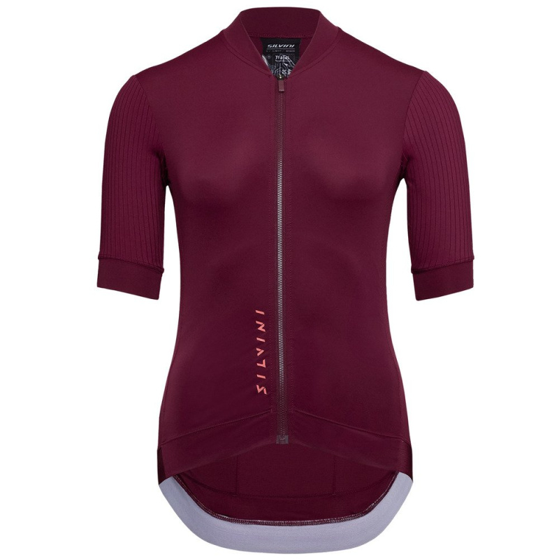 Dámský cyklo dres SILVINI Trafoia červená Velikost: XL