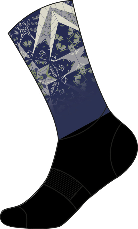 Cyklo ponožky SILVINI Lavaredo modrá Velikost: one size