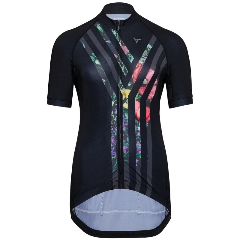Dámský cyklo dres SILVINI Calnia černá Velikost: 4XL