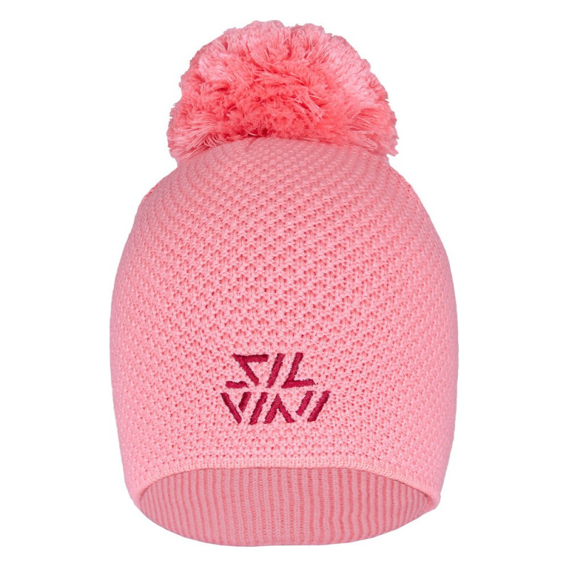 Pletená čepice SILVINI Airoso růžová Velikost: L/XL