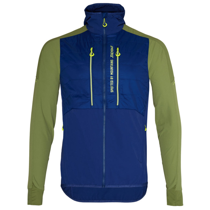 Pánská hybridní bunda SILVINI Core modrá Velikost: L