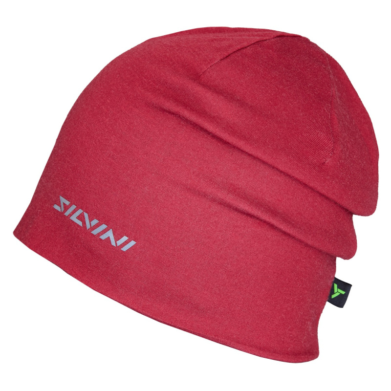 Elastická čepice SILVINI Trigola červená Velikost: L/XL