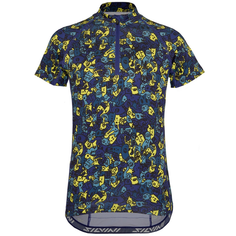 Dětský cyklo dres SILVINI Scrivia zelená Velikost: 122-128