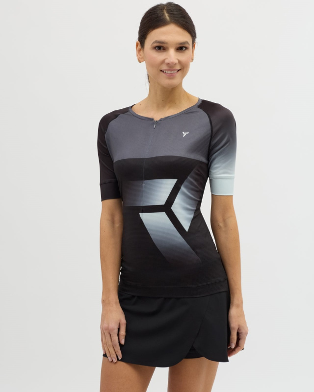 Dámský MTB dres SILVINI Stabina černá Velikost: XL