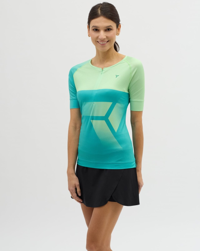 Dámský MTB dres SILVINI Stabina zelená Velikost: S