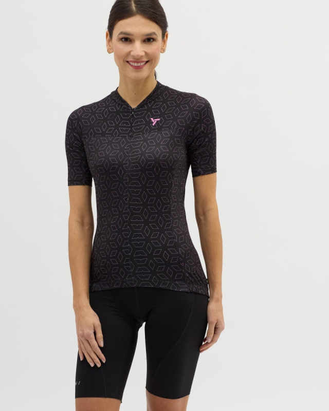 Dámský cyklo dres SILVINI Catirina černá Velikost: XL