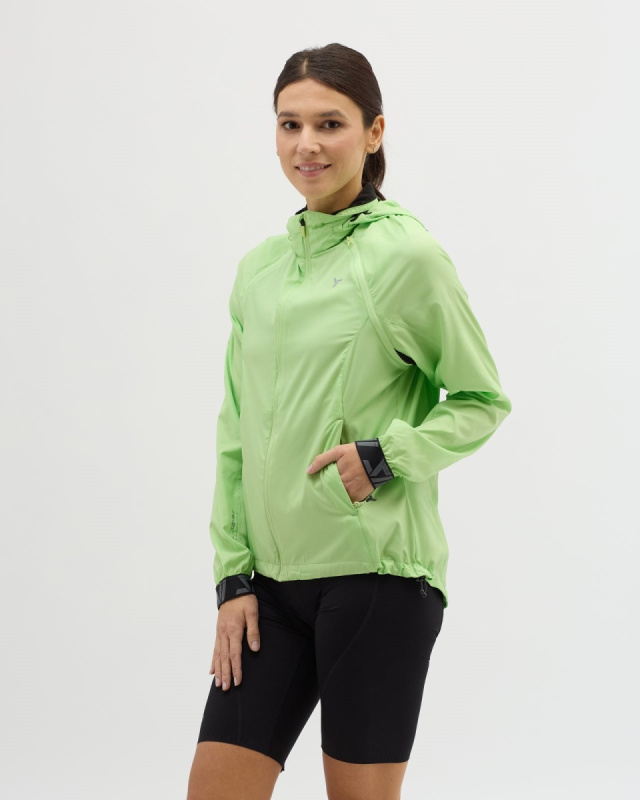 Dámská větruvzdorná bunda SILVINI Vetta zelená Velikost: 4XL