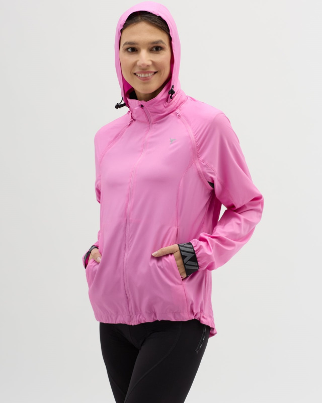Dámská větruvzdorná bunda SILVINI Vetta růžová Velikost: 4XL