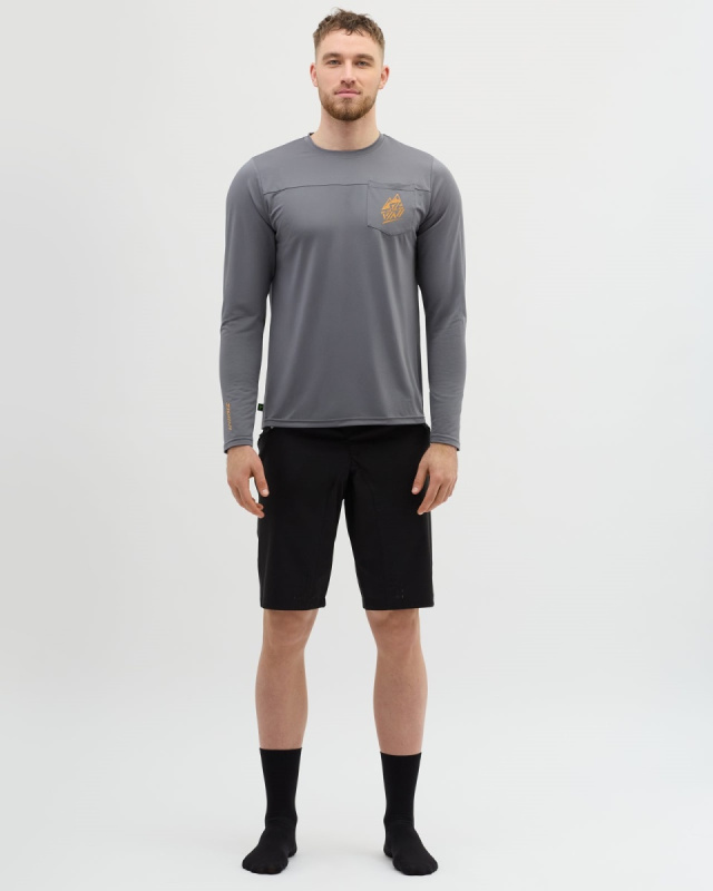 Pánský dres SILVINI Ello šedý Velikost: 3XL