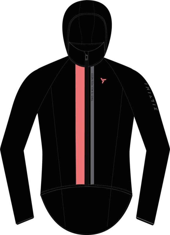 Dámská cyklo bunda SILVINI Gela černá Velikost: 3XL