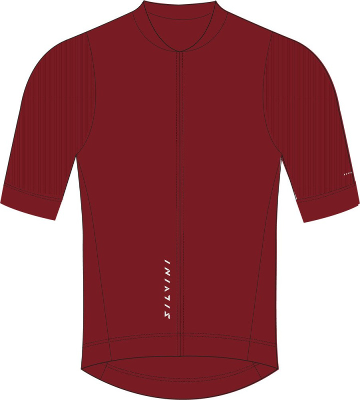 Pánský cyklo dres SILVINI Trafoi červená Velikost: L