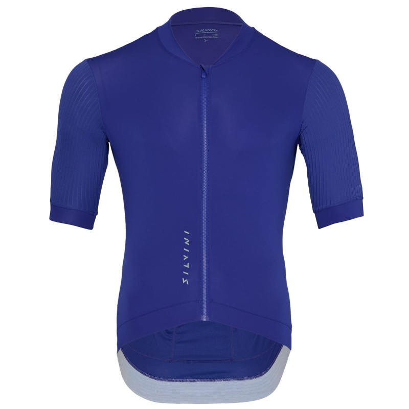 Pánský cyklo dres SILVINI Trafoi modrá Velikost: L