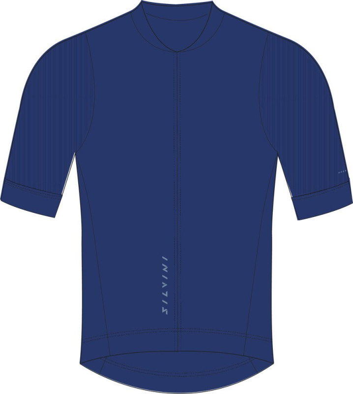 Pánský cyklo dres SILVINI Trafoi modrá Velikost: XL