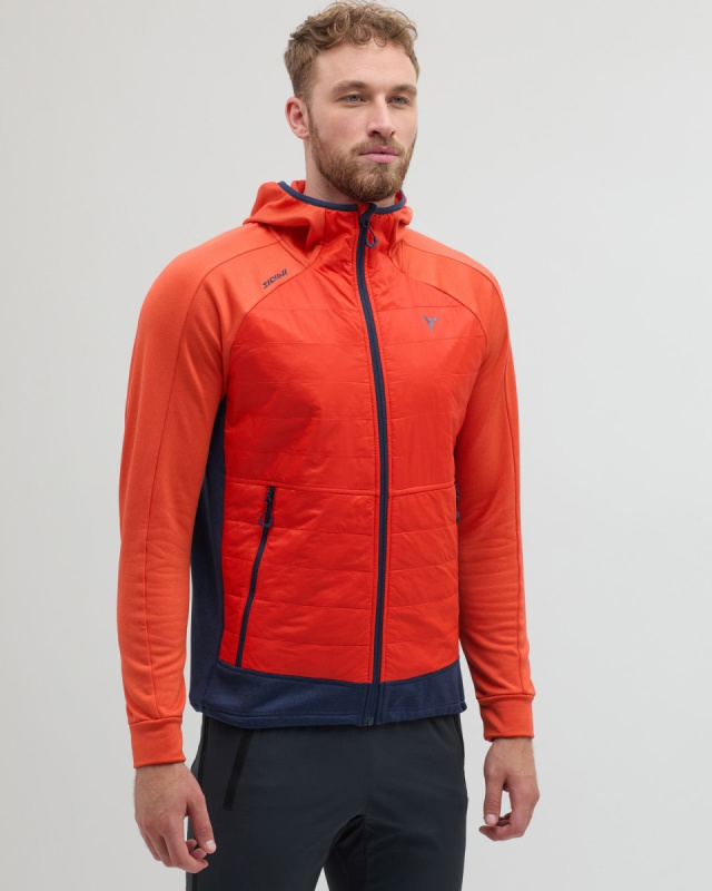 Pánská mikina s kapucí SILVINI Dirilo červená Velikost: M