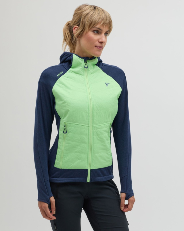 Dámská mikina SILVINI Divera zelená Velikost: S