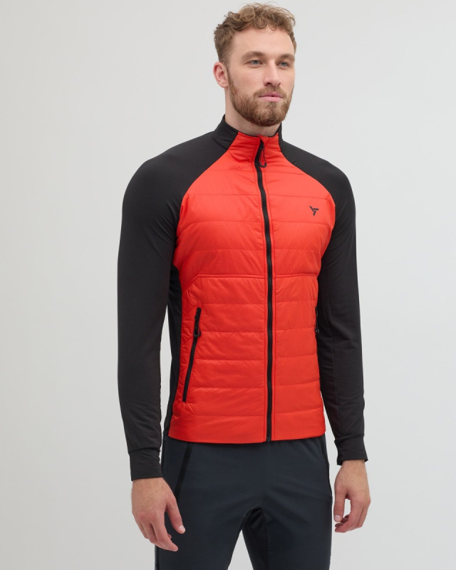 Pánská mikina SILVINI Grado červená Velikost: XL