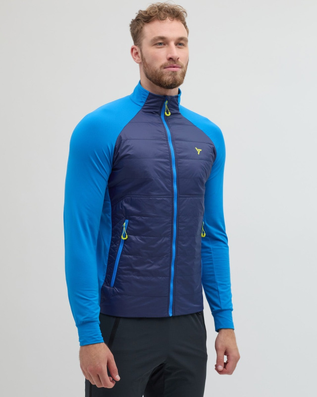 Pánská mikina SILVINI Grado modrá Velikost: XXL