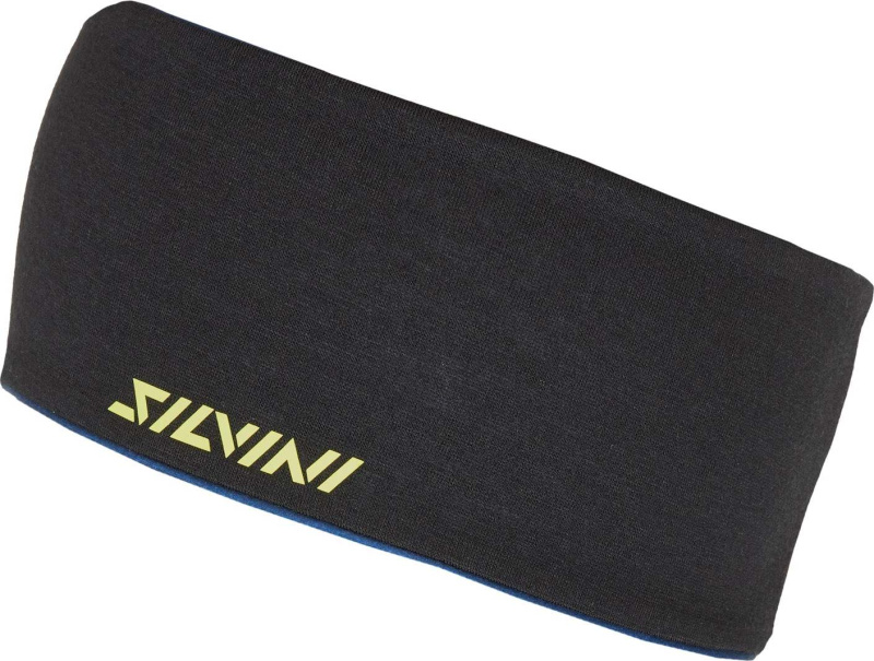 Unisex čelenka SILVINI Trebbia černá Velikost: S/M