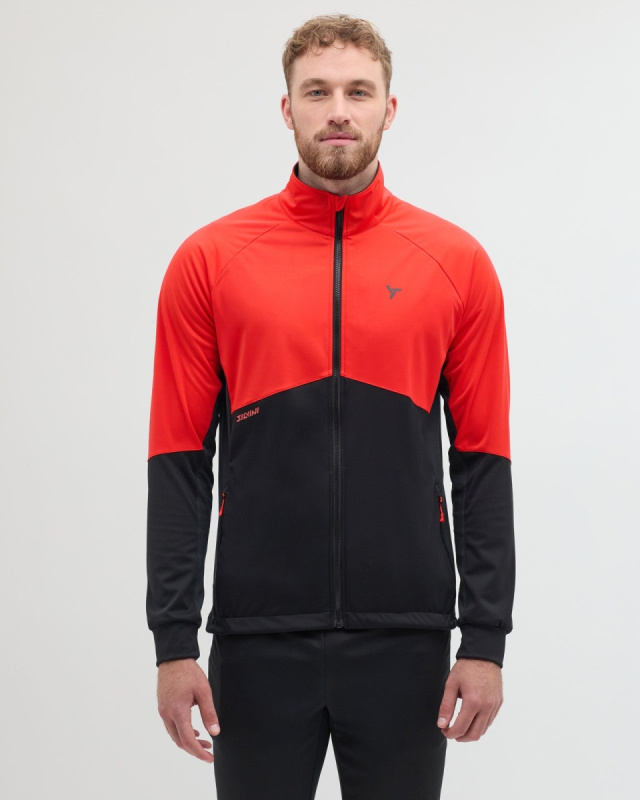 Pánská bunda SILVINI Pusterio červená Velikost: S