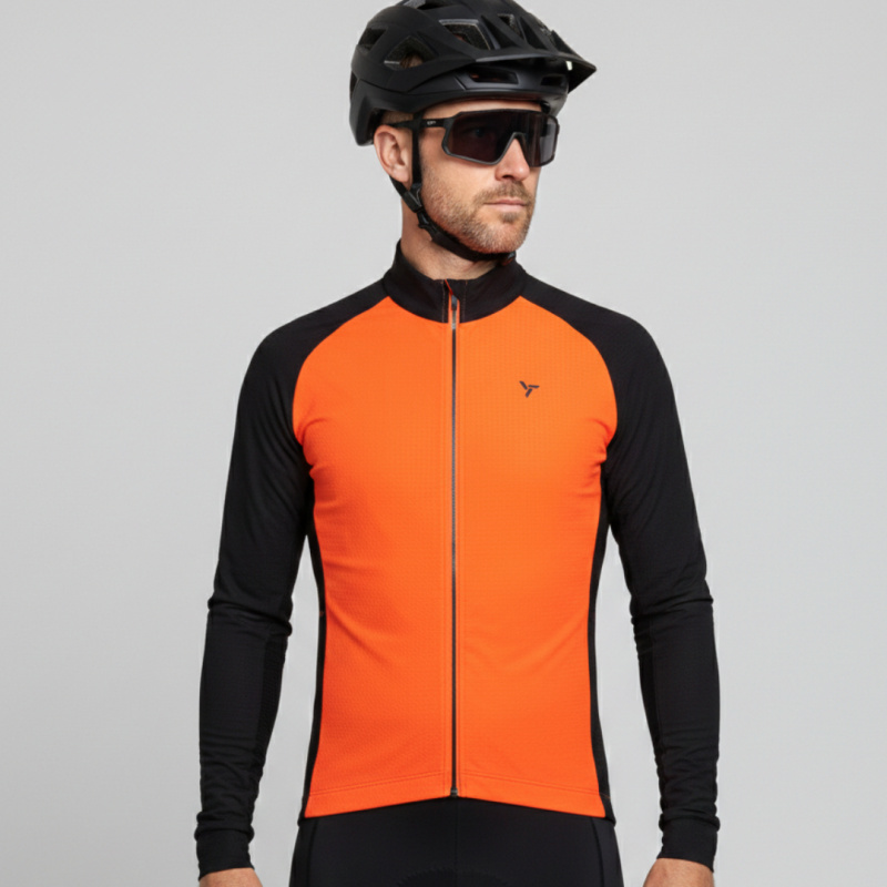 Pánský dres SILVINI MD2625 Saisero oranžovo-černý Velikost: L