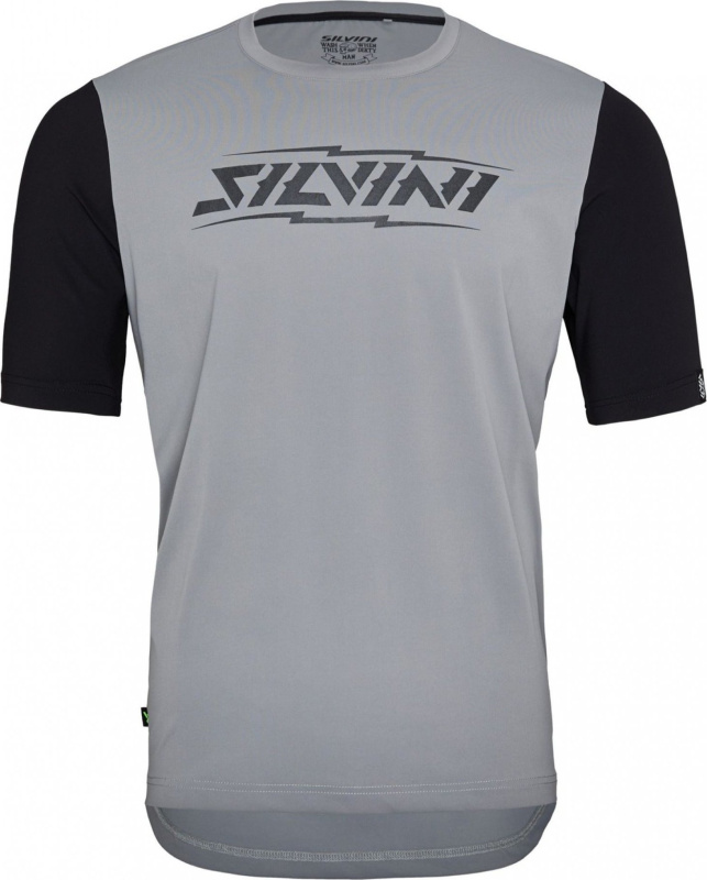 Pánský dres SILVINI MD2633 Zinolo šedo-černý Velikost: XL