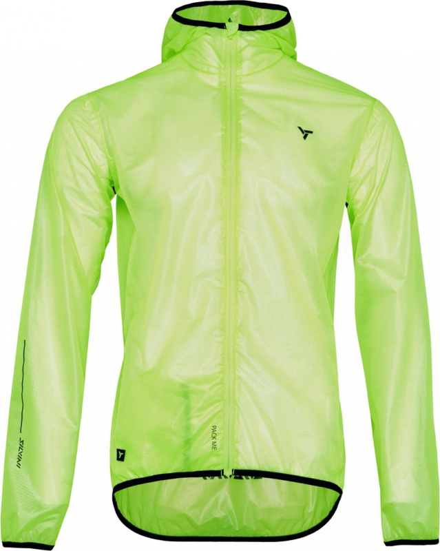 Unisex cyklistická pláštěnka silvini savio limetková s