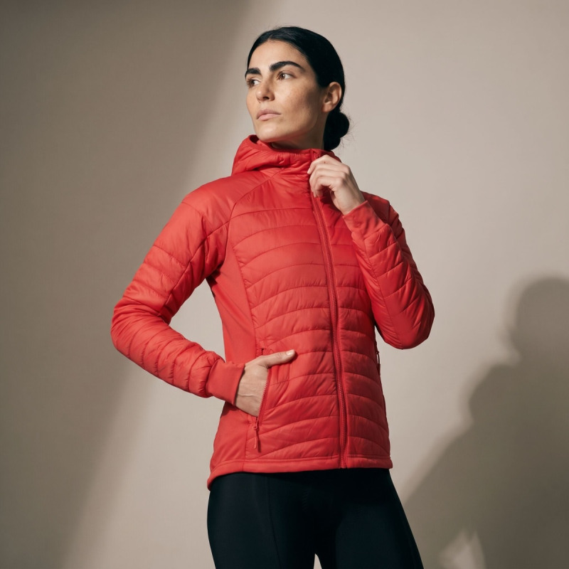 Dámská bunda silvini cesi červená 4xl