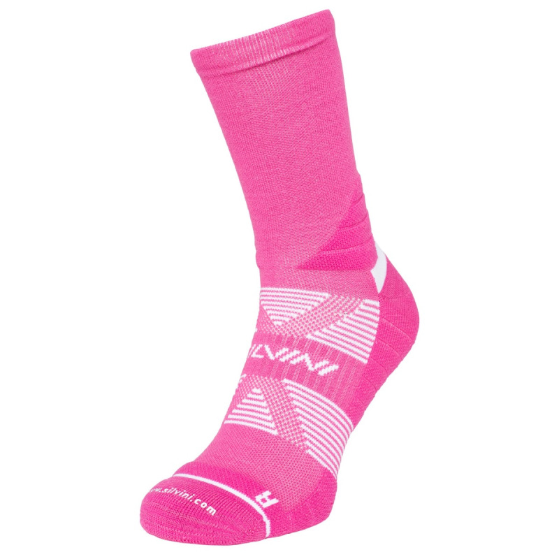 Unisex ponožky silvini villandra růžová/šedá 43-46
