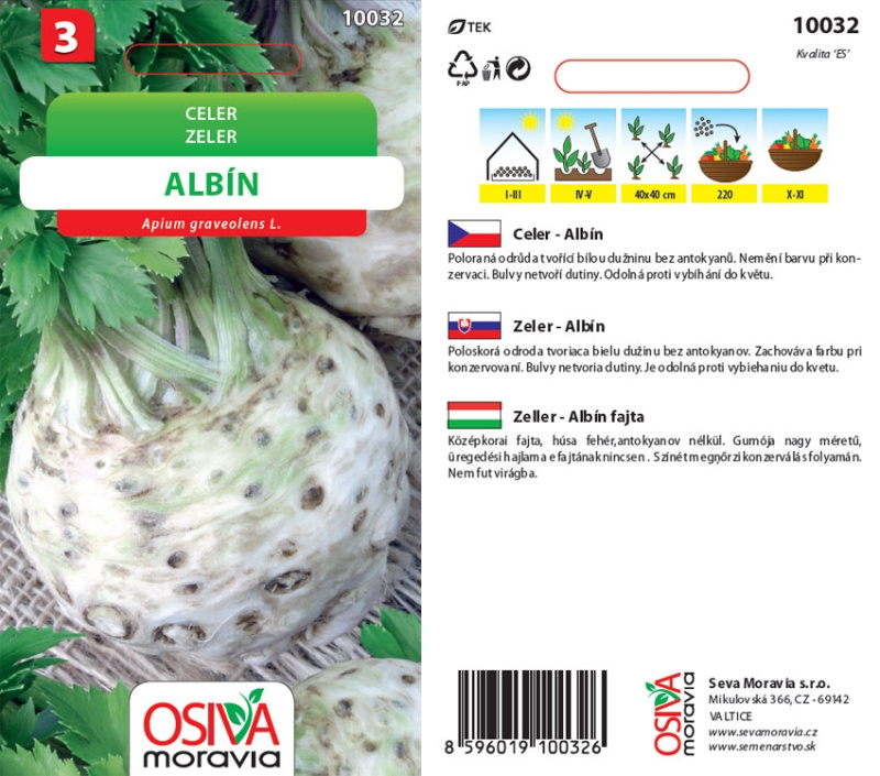 10031 Celer Albín/Alabaster  0,2g / 1103