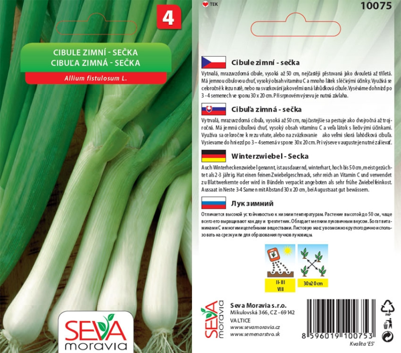 Semínka Cibule zimní sečka (Allium cepa L.)