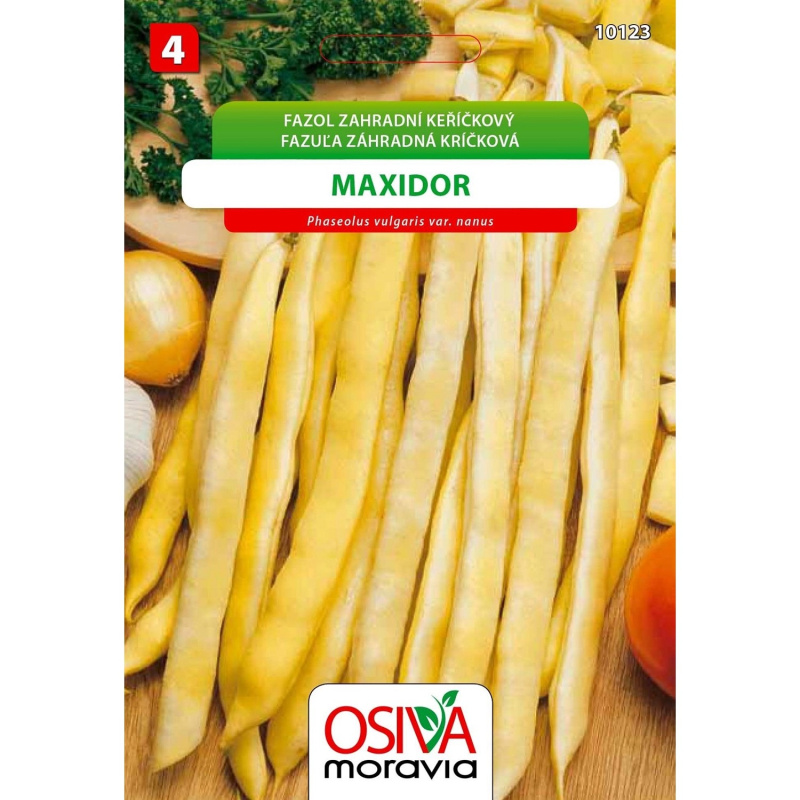 Semínka Fazol zahradní keříčkový Maxidor (Phaseolus vulgaris var. nanus)