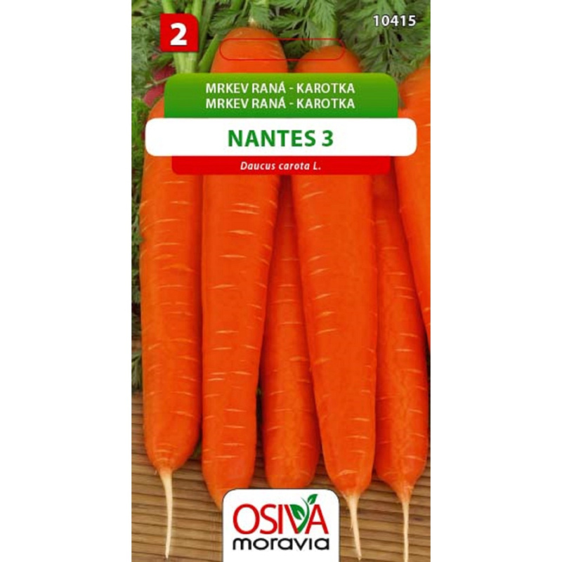 Osiva Moravia Mrkev obecná Nantes 3