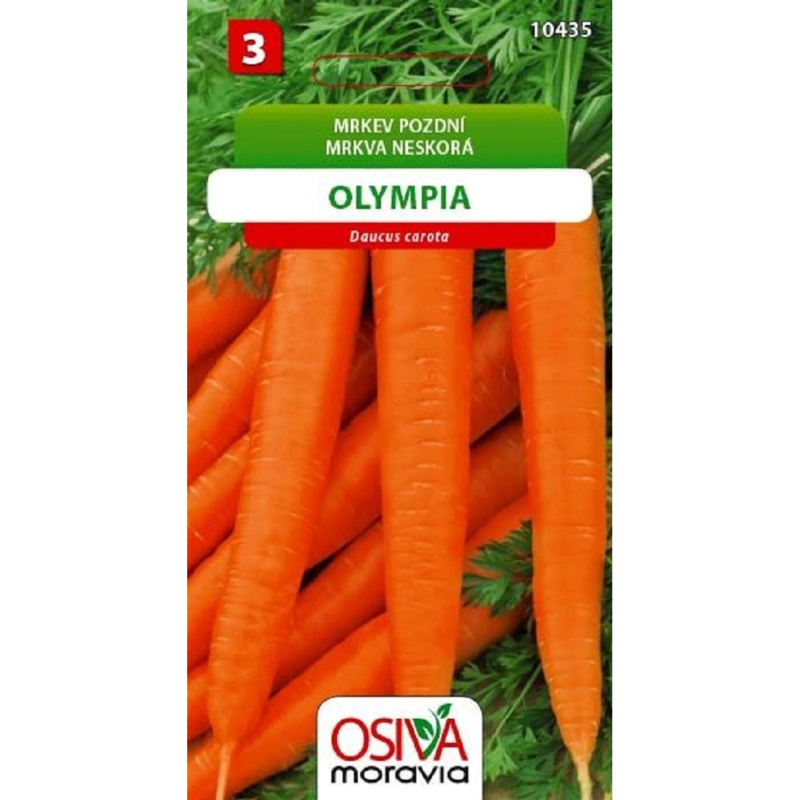 Semínka Mrkev pozdní Olympia (Daucus carota L.)