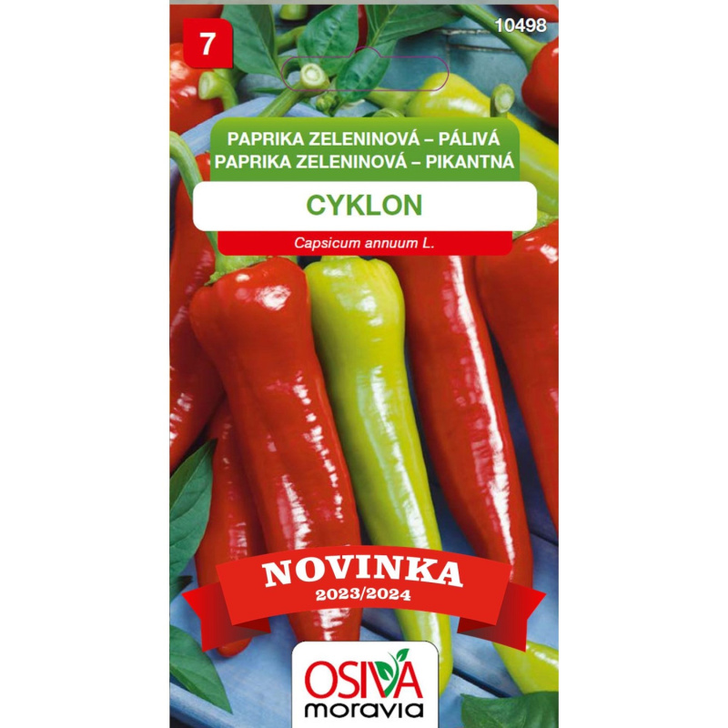 Aros Semena Paprika, pálivá Cyklon (Capsicum annuum L.)