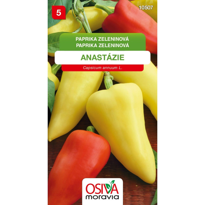 Semínka Paprika zeleninová Anastázie (Capsicum annuum L.)