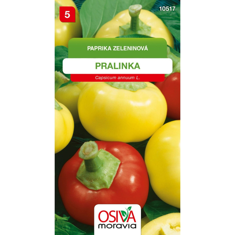 Semínka Paprika zeleninová Pralinka (Capsicum annuum L.)