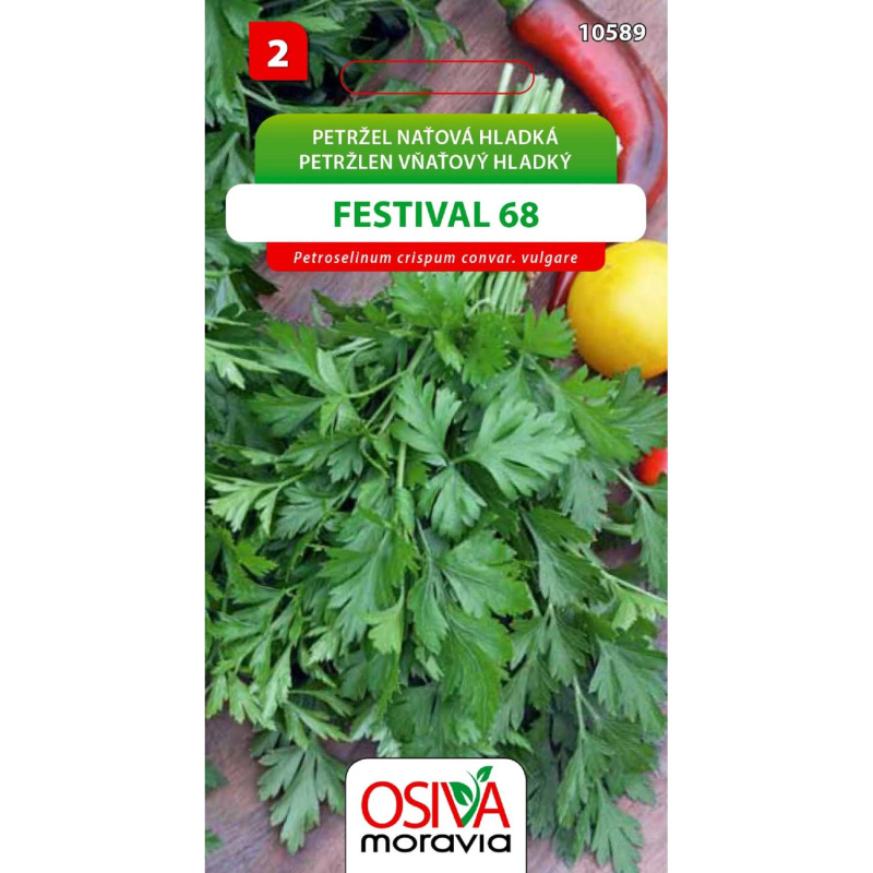 Osiva Moravia Petřžel naťová hladká Festival 68
