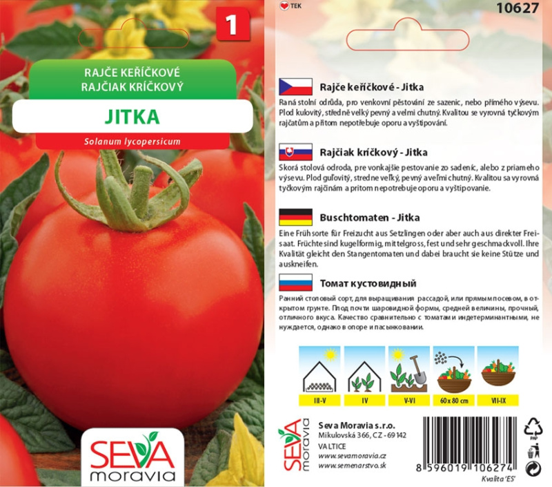 Rajče Keříčkové - Jitka (Solanum lycopersicum)