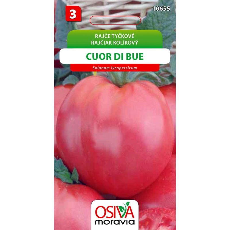 Semínka Rajče tyčkové Cuor di Bue (Solanum lycopersicum)