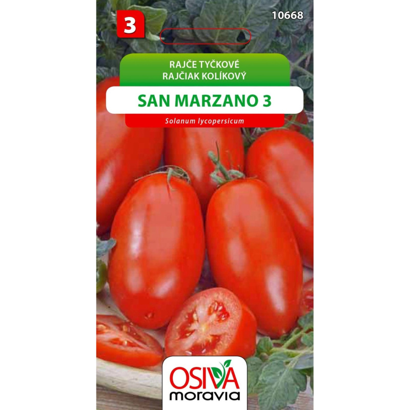 Semínka Rajče tyčkové San Marzano 3 (Solanum lycopersicum)