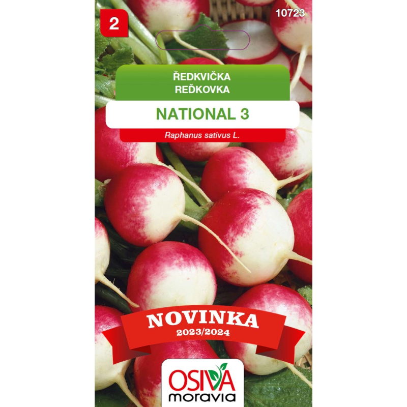 Semínka Ředkvička National 3 (Raphanus sativus)