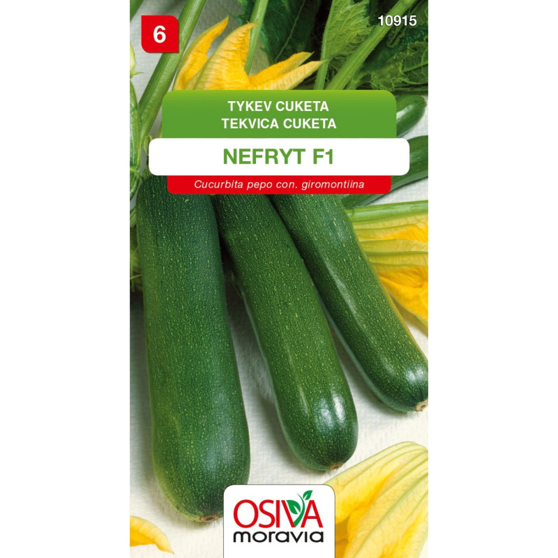 Semínka Tykev cuketa Nefryt F1 (Cucurbita pepo noc. giromontiina)