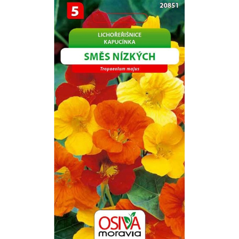 Semínka Lichořeřišnice směs nízkých (Tropaeolum majus)
