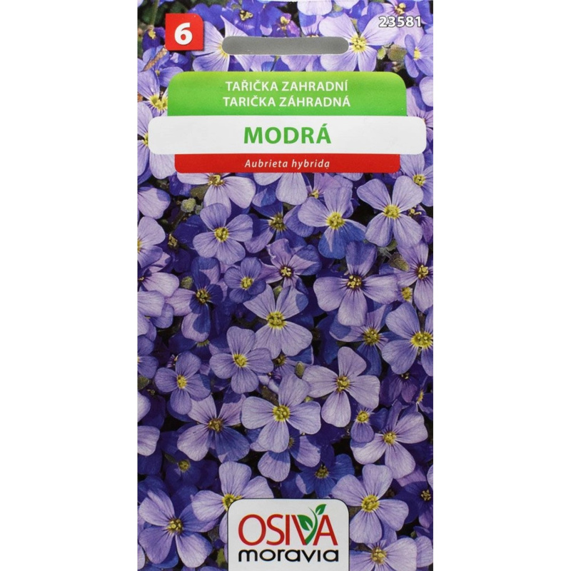 Semienka Tařička zahradní, modrá