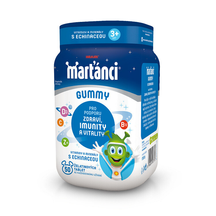 Marťánci Gummy Echinacea 20mg tbl.50